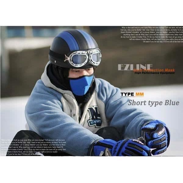 RESMASK Varm ansiktshals Paintball Mask Cykel Motorcykel Anti Cold Mask blå#C493E_cbas