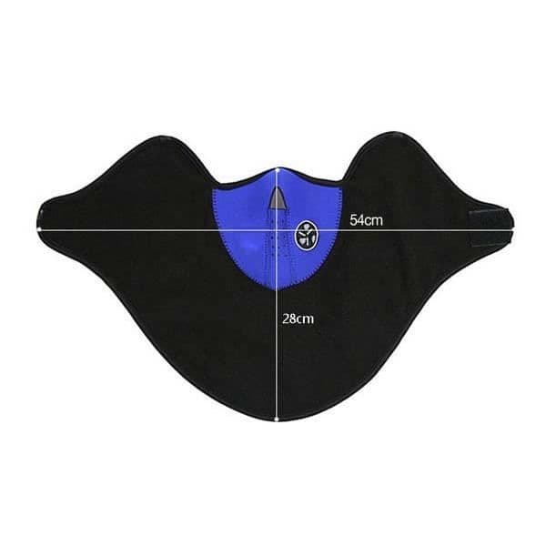 RESMASK Varm ansiktshals Paintball Mask Cykel Motorcykel Anti Cold Mask blå#C493E_cbas