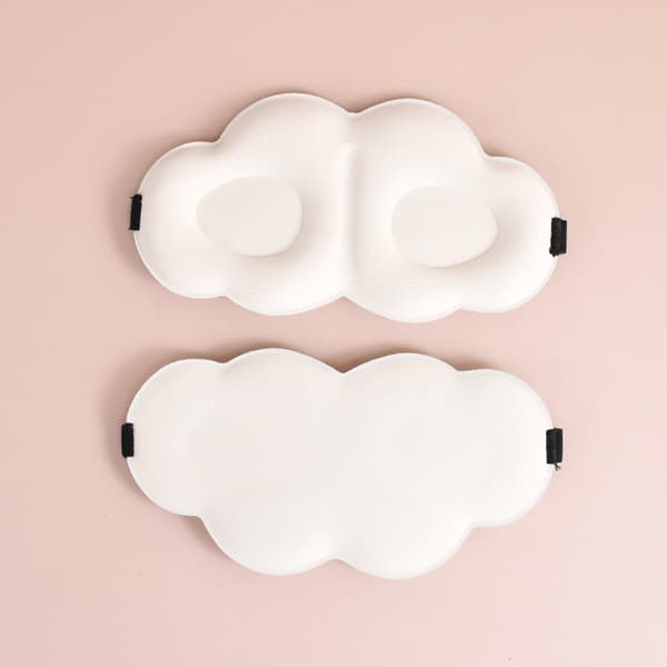 3D Cloud Sleep Mask - Mjuk och andningsbar ögonmask för sidoslipare