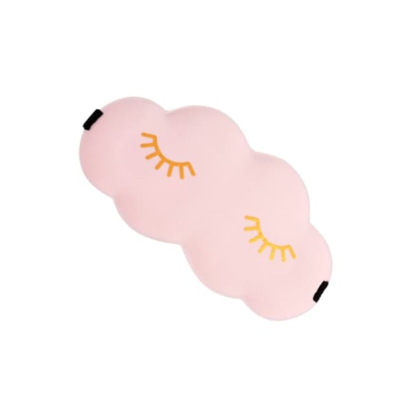 INF 3D molnsovmask med guldfransar