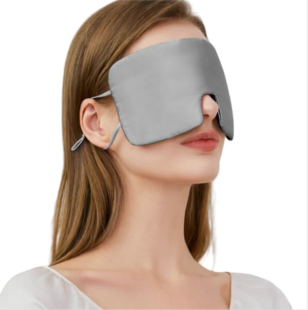 INF Överdimensionerad sidensovmask för män och kvinnor