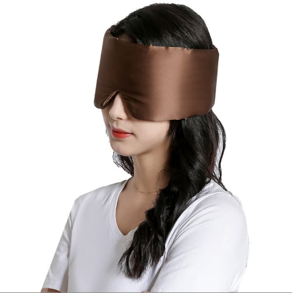 100% Mullbärssilke Sovmask för kvinnor män, Siden Ögondäck för sömn