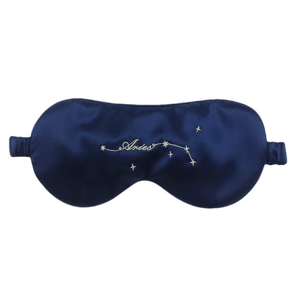 INF Zodiac Silk Sleep Mask för Bättre Sömnkvalitet Aries