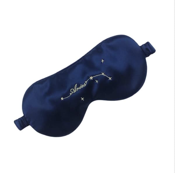 INF Zodiac Silk Sleep Mask för Bättre Sömnkvalitet Aries