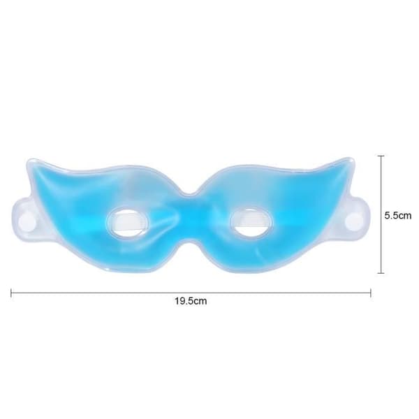 Ögonmask - ZJCHAO - Isglasögon - PVC + Gel - Mörka ringar - Återanvändbar