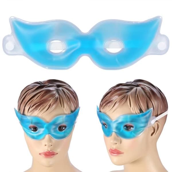 Ögonmask - ZJCHAO - Isglasögon - PVC + Gel - Mörka ringar - Återanvändbar