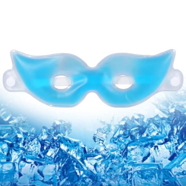 Ögonmask - ZJCHAO - Isglasögon - PVC + Gel - Mörka ringar - Återanvändbar