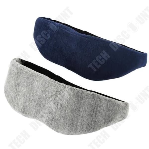 TD® Shade Goggles Memory Foam Sömnglasögon Aviation Goggles Lunchpaus Justerbara reseglasögon Glasögon Grå