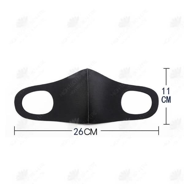 HTBE® Andningsbar Ice Silk Face Shield Tredimensionell tvättbar solkräm och Six Pack Dammtät