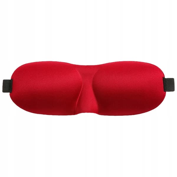 SÖMN ÖGONMASK 3D Premium BÄTTRE SÖMN RÖD