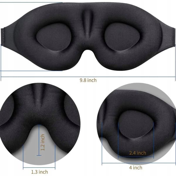 3D Premium SOVÖGONMASK JUSTERAR