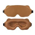Miniatyrbilde 1 av 4: INF 3D Formet Mørkleggende Sovemaske for Reise og Hvile Brun
