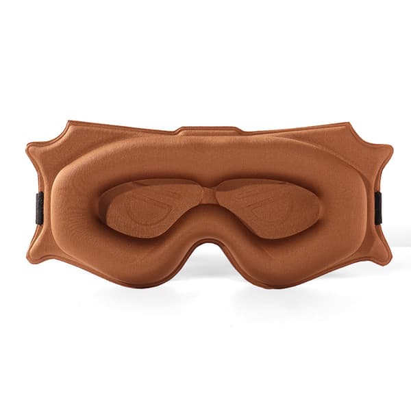 INF 6D Konturerad Sovmask - Ultimat Komfort & Mörker Brun