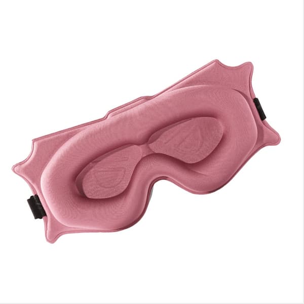 INF 6D Konturert Sovemaske - Ultimat Komfort og Mørke Rosa