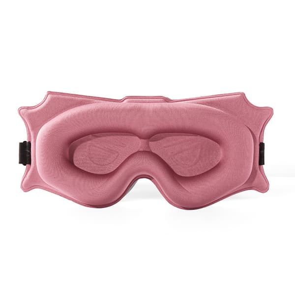 INF 6D Konturert Sovemaske - Ultimat Komfort og Mørke Rosa