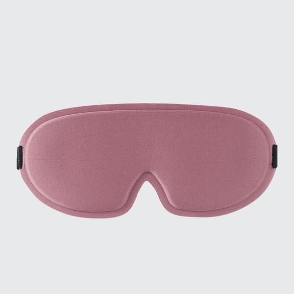 INF 3D Konturert Sovemaske - Lysblokkerende Øyemaske for Reise Rosa
