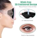 Miniatyrbillede 5 af 9: 3D sovemaske – ergonomisk og vippevenlig | Nul øjentryk for dyb REST