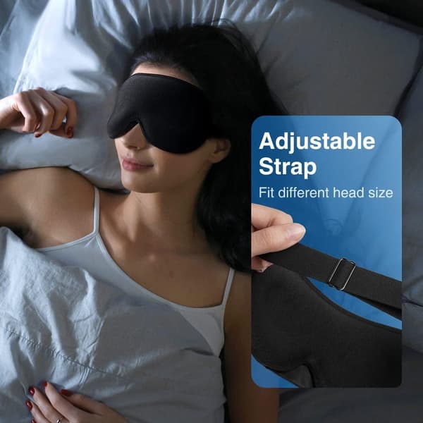 Auledio 3D sovemaske – sov bedre, uanset hvor du er