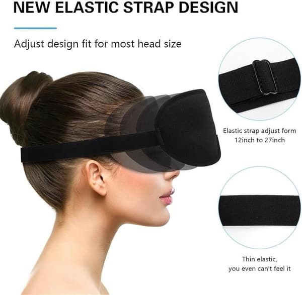 3D-ögonmask ljustät sömnmask