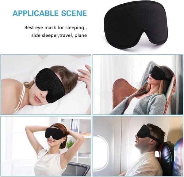 3D-ögonmask ljustät sömnmask