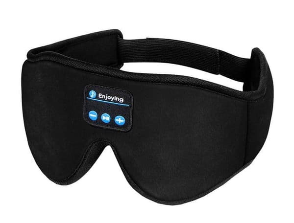 Lollanda Sleep Headphones – Bluetooth Høretelefoner i Pandebånd & Øjenmaske, Trådløs Stereomusik til Søvn og Afslapning