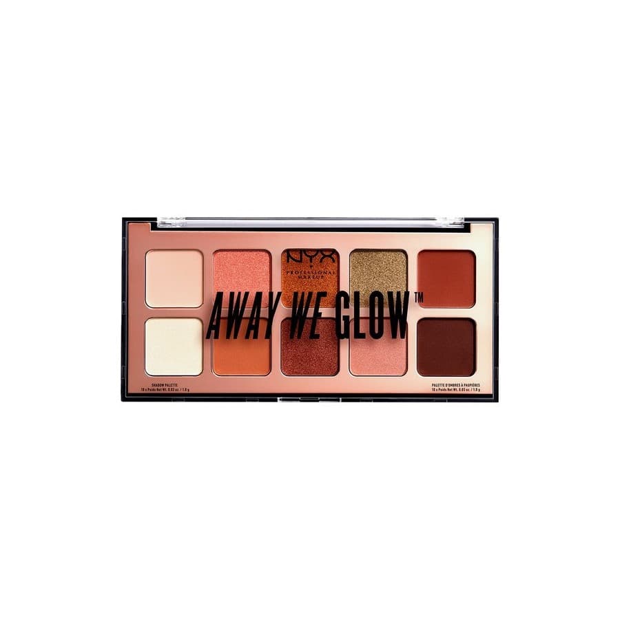 Øjenskygge Palet Away We Glow NYX (10 x 1 g)