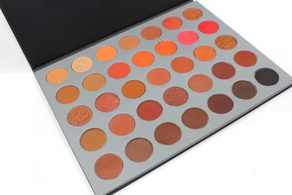 35 øjenskygger, øjenskyggepalette, makeuppalette