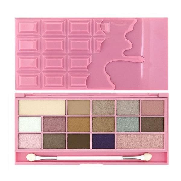 I Heart Makeup Palette Kit Eye Shadow 22g Chocolate Pink Fizz (16 colors)