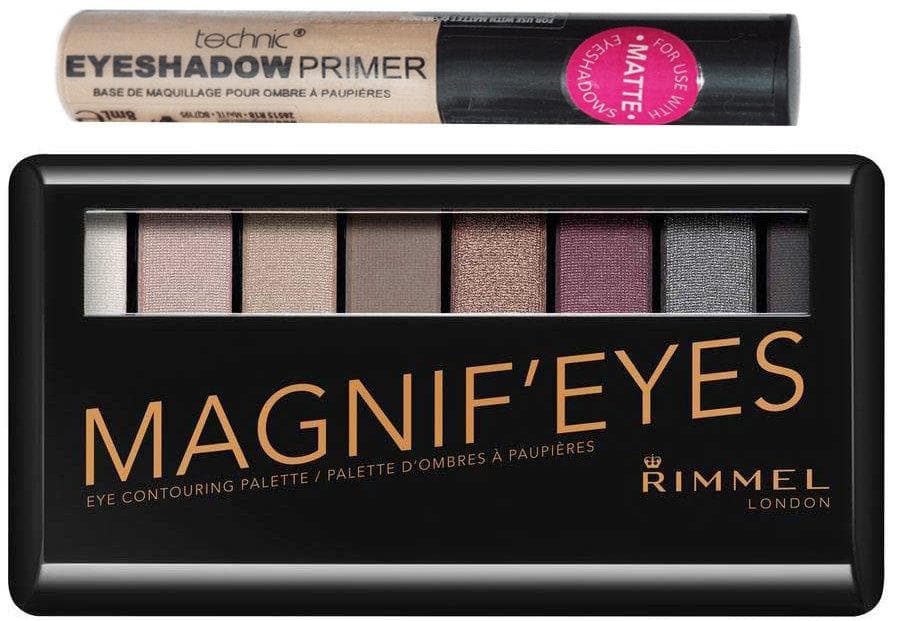 Rimmel Magnif Eye Contour Palette-Grunge Glamour+Technic EyesPrimer