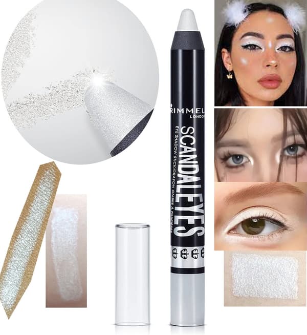 Rimmel Scandaleyes Eye Shadow Stick - Witness White