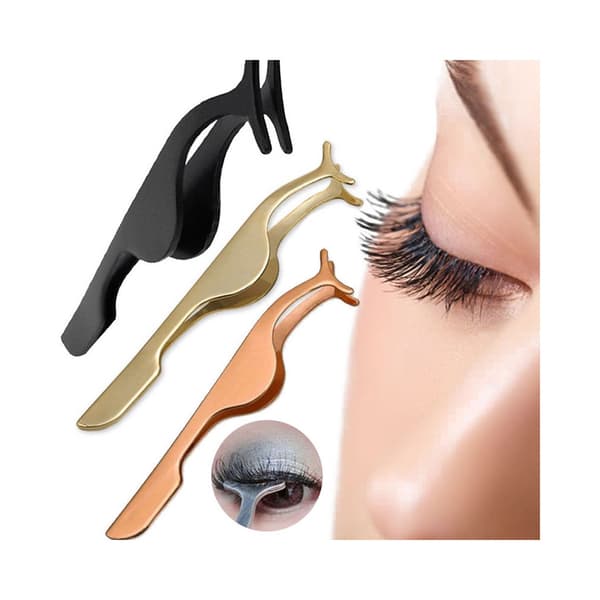 False eyelashes - The best friend of tweezers Pink
