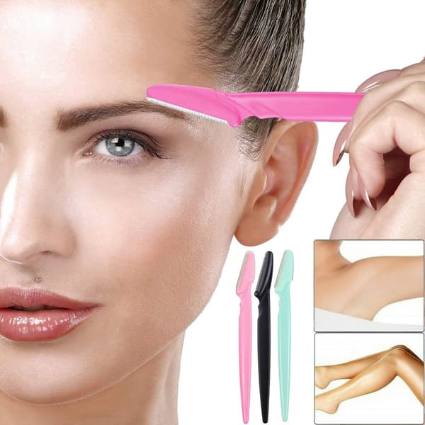 Eyebrow Razor Facial Razor Trimmer Shaper Facial Hair Makeup Tools Black