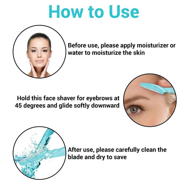 Ögonbryn Trimmer - Eyebrow Razor