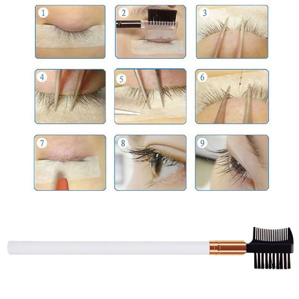 Makeup Eyebrow Eyelash Extension Comb Brush
