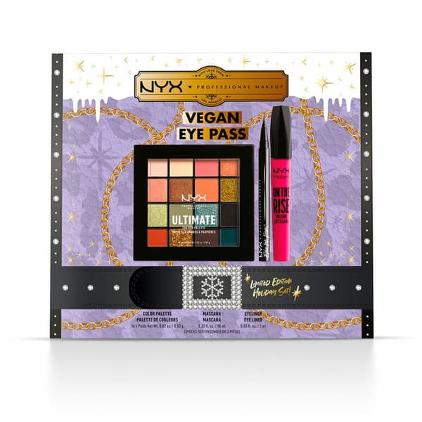 Sminkset NYX Vegan Eye Pass Limited Edition Begränsad utgåva 3 Delar