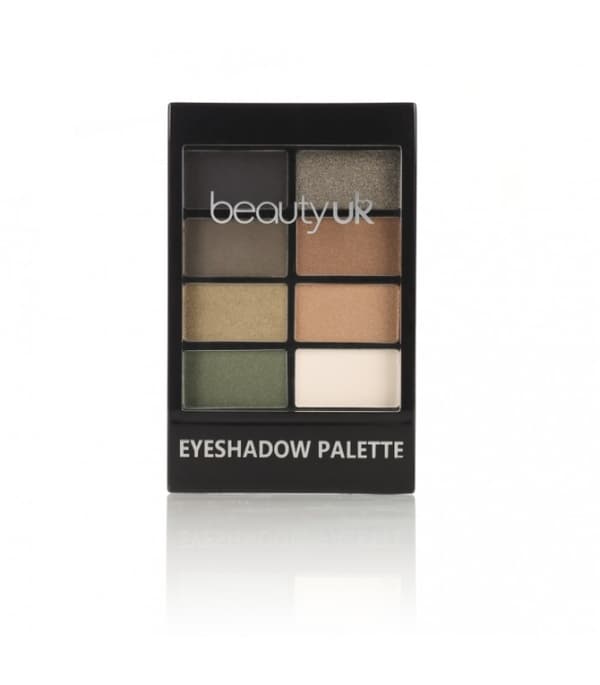 BeautyUK Beauty UK Øyenskyggepalett nr. 5 - Green with Envy