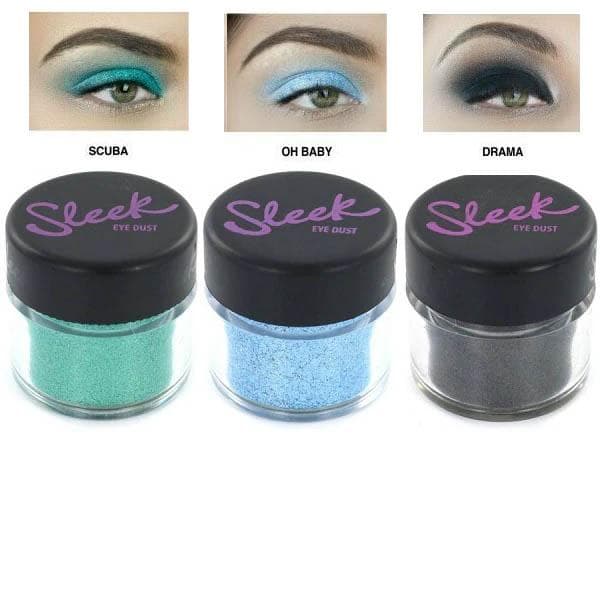 3st Sleek Eye Dust Loose Powder-Scrub+Ooh Baby!+Drama