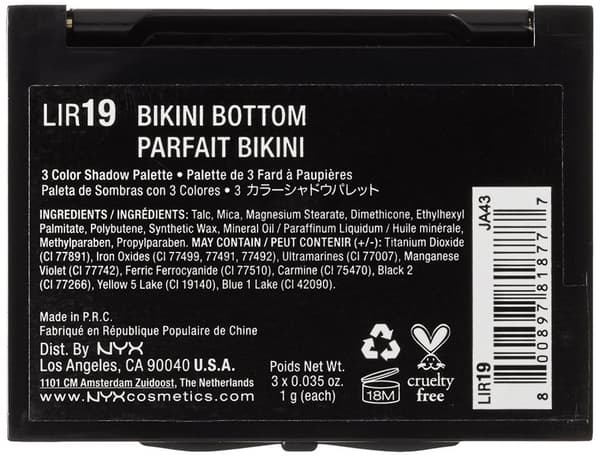 NYX Love In Rio Eyeshadow Palette - Bikini Bottom