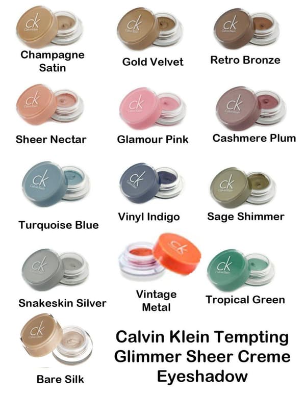 Calvin Klein Tempting Glimmer Creme EyeShadow-Retro Silver