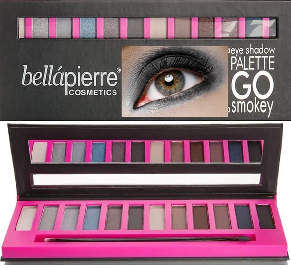 Bellapierre 100% Pure Minerals Eye Shadow Palette - Go Smoke