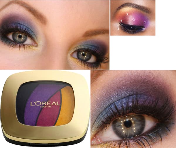 L'Oréal Color Riche Quad Eye Shadow-S3 Disco Smoking