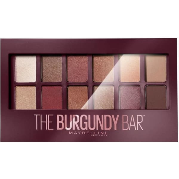 MAYBELLINE The Burgundy Bar Eyeshadow Palette - 12 ml