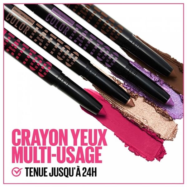 Flerfunktionsögonpenna - Maybelline New-York - Tattoo Stix - Intensiv färg - Långvarig