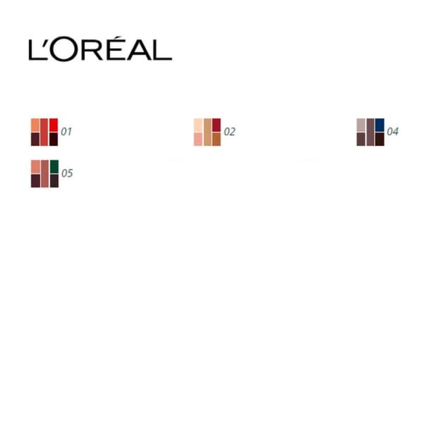 Ögonskuggspalett La Petite Palette L'Oreal Make Up - 01