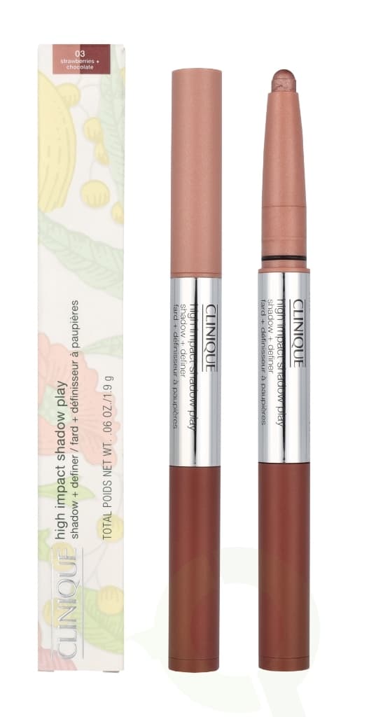 Clinique Impact Duo Eye Shadow 1,9 g #03 Stawberry/Choco