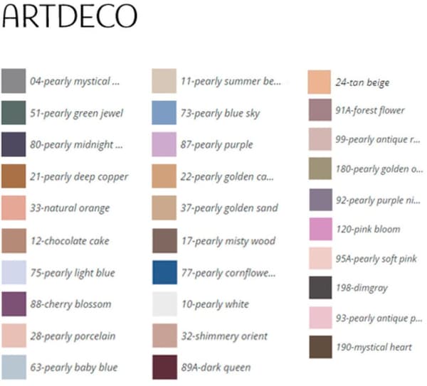 Eyeshadow Pearl Artdeco (0,8 g)