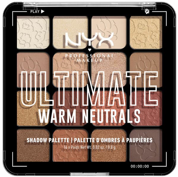 Eye Shadow Palette NYX Ultimate #Warm neutrals 16 x 0,83 g