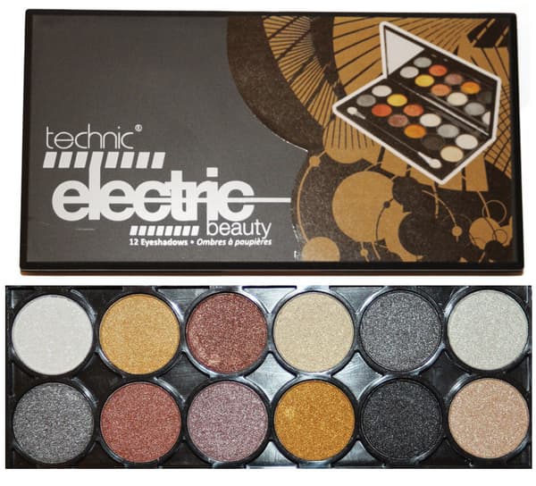 Technic Electric Beauty METALIX EyeShadow Palette for Smokey Eye