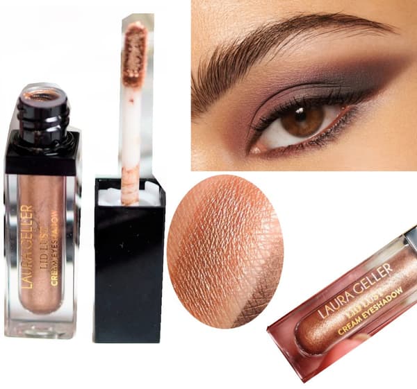 Laura Geller Lid Lust Cream Metallic Eyeshadow - 1570 Peach Glow