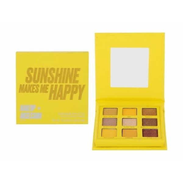 Palett med ögonskuggor Makeup Obsession Sunshine Makes Me Happy - Guld, Gul - Med Glitter